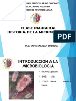 Clase 01 Historia de La Microbiología Udch