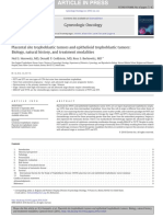 Placental Site Trophoblastic Tumors and Epithelioid Trophoblastic Tumors