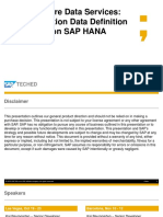 2015 ASUG DEV200-SAPHanaCoreDataServices