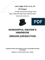 Worshipful Masters Handbook