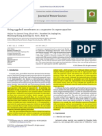 Using Eggshell Membrane As A Separator in Supercapacitor: Journal of Power Sources