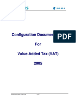 Vat Configuration