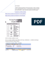 SD Pricing Procedure - BP - Item Cat