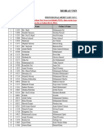 Provisional Merit List 2014-15 (Web)