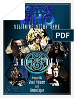 Doctor Who Unofficial Solitaire Game, by Simon Cogan: Classic Special - Gallifrey