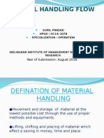 Material Handling Flow Pattern