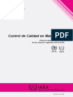 Control de Calidad en Mamografía