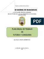 Plan de Trabajo de Tutoria