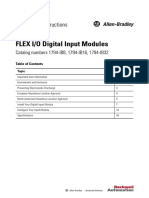 FLEX I/O Digital Input Modules: Installation Instructions