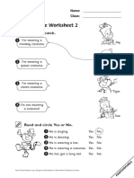 Carnival Time Worksheet 2: Read and Match