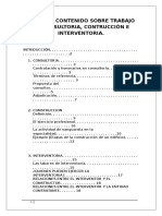 Consultoria, Construcción e Interventoria.