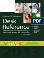 Clinician Desk Reference Alternative Medicine