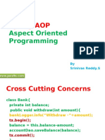 Spring AOP: Aspect Oriented Programming