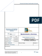 Protocolo Prueba Transformador de Tension Cl-2026