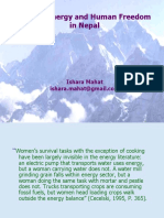 Gender Energy and Human Freedom in Nepal: Ishara Mahat