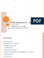 Brushless D.C. Motors: Prepared By: Manuj Garg (2k13/EE/070) Mohit Goswami (2k13/EE/073)