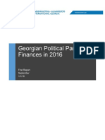 Georgian Political Party Finances in 2016