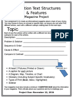 Magazine Project Nonfiction Text Structures 3