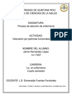 2.1 Valoración Por Patrones Funcionales de Salud (Marjory Gordon)