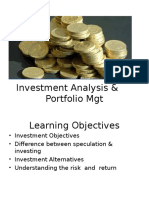 Investment Analysis & Portfolio MGT