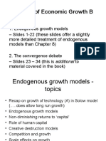 Models of Economic Growth B