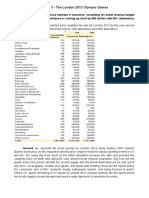 Group 3 - The London 2012 Olympic Games