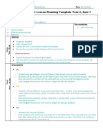 Primary EPC 3403 Lesson Planning Template Year 3, Sem 1: Student-Teacher: Date