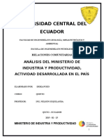 Ministerio de Industrias y Prodctividad