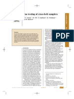 Bias Testing of Cross-Belt Samplers