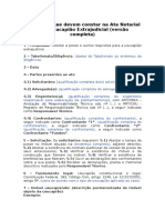 Elementos Da Ata Notarial para Usucapião Extrajudicial