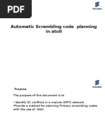 Identifying SC Planning Issues and SC Planning in Atoll