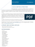 CFP - Black British Literature