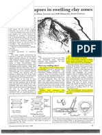 Tunneling in Swelling Rocks