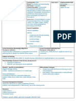 Lesson Plan Field Sketch