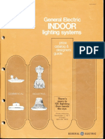 GE Lighting Systems Price Book - Indoor Designers Guide 11-77 - 4-78