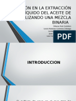 Optimización en La Extracción Líquido - Líquido