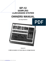 SP-12 Owners Manual: Sampling Percussion System