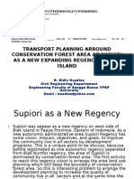 Presentation File 11 TH Qir University of Indonesia 2009 Transport Planning Arround Conservation Forest Area at Supiori