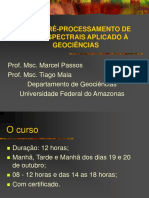 Pre-Processamento de Imágens de Satélites Aplicado A Geosciencias