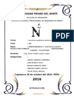 Informe Servicios Auxiliares Mina Cora..