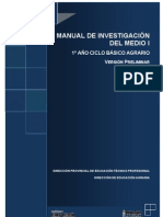 Manual de Investigación Del Medio I