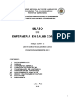 Silabo Enfermeria Salud Comunitaria 2016 I Eape MG Arcaya 1