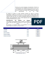 Modulo de Ruptura y Proceso Constructivo