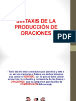 Sintaxis de La Produccion de Textos