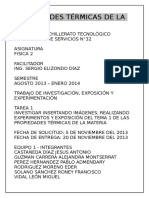 Propiedades Térmicas de La Materia