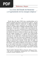 La Crisis Del Estado de Bienestar PDF