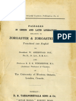 Passages in Greek and Latin Literature Relating To Zoroaster and Zoroastrianism