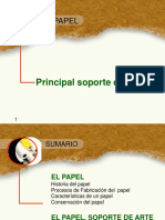 El Papel Soporte Del Arte Gráfico