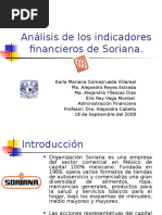 Indicadores Soriana