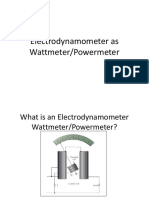 Week 03 Electrodynamometer As Wattmeter - ECE132 3T 2014-15